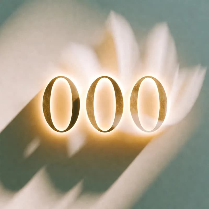 Angel number 000 - Infinite potential