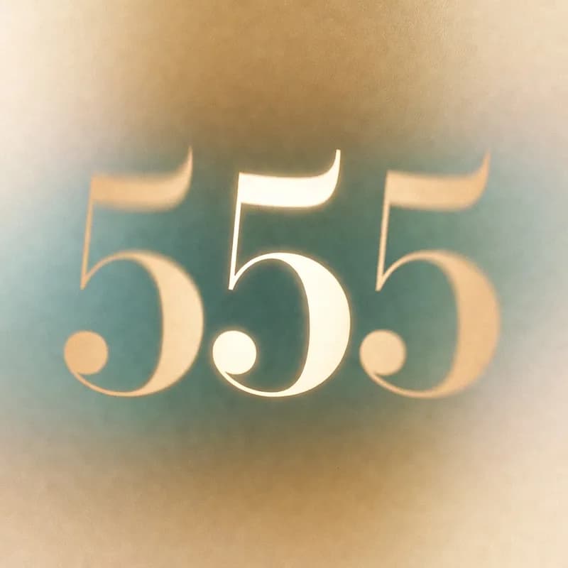 Angel number 555 - Change is near