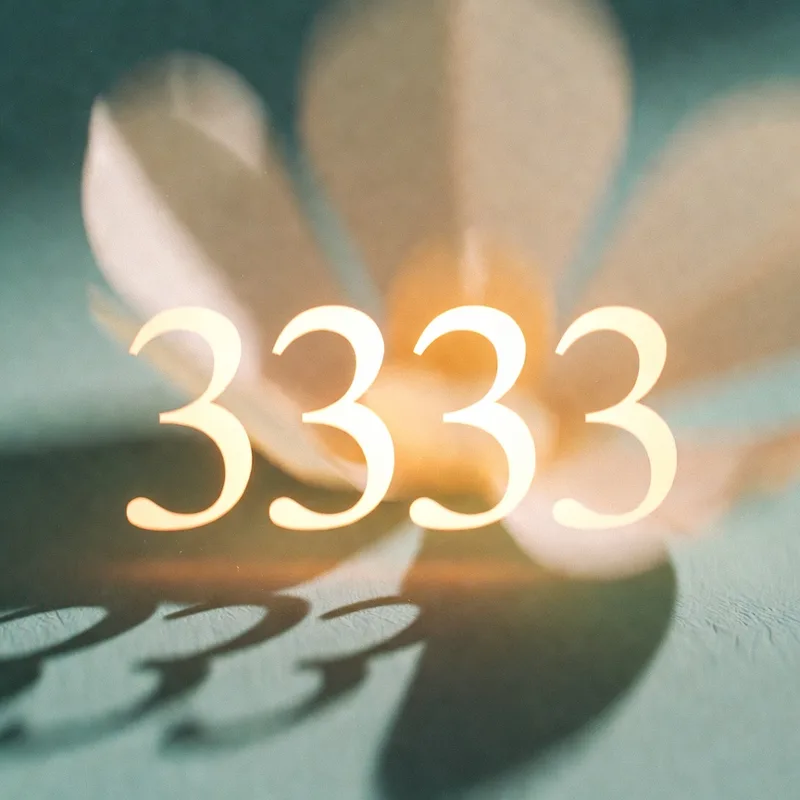 Angel number 3333 - Voller Ausdruck
