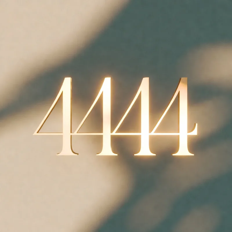 Angel number 4444 - Cimientos firmes