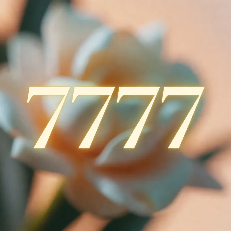 Angel number 7777 - Tiefe Ausrichtung
