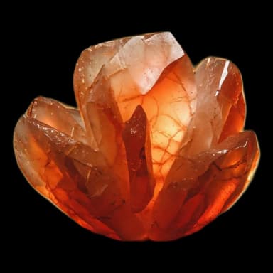 Carnelian crystal