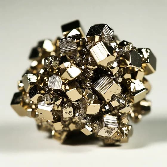 Pyrit, Ansicht 3 crystal