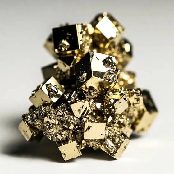 Pyrit, Ansicht 4 crystal