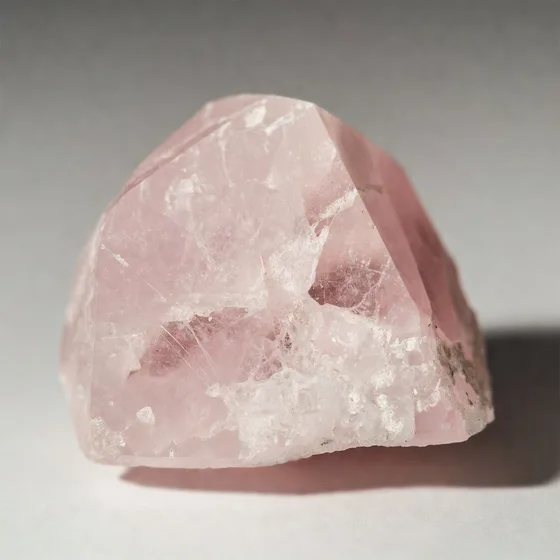 Rosenquarz, Ansicht 3 crystal