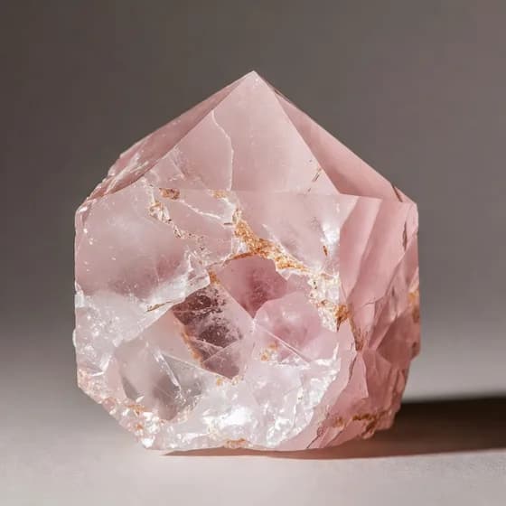 Rosenquarz, Ansicht 4 crystal