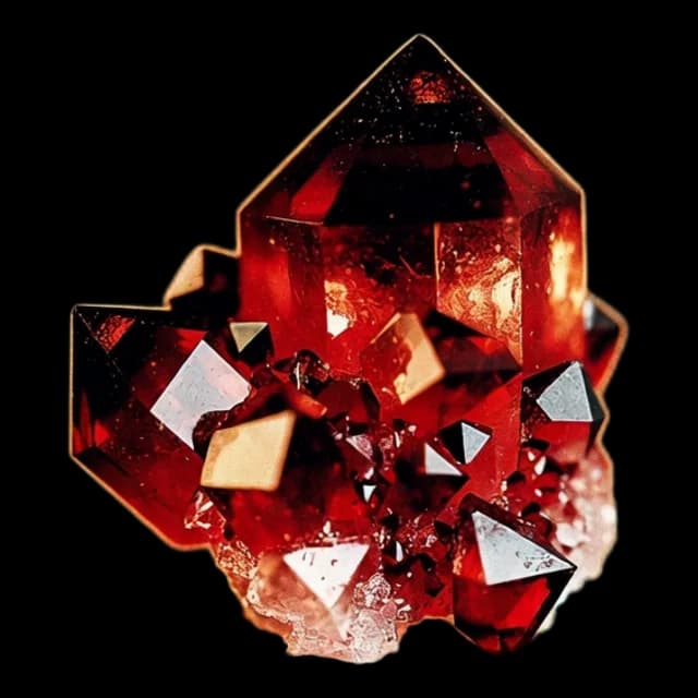 Garnet crystal