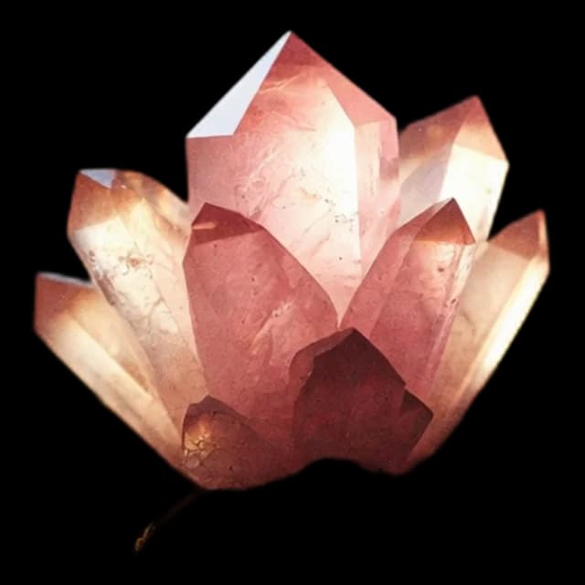 Rose Quartz crystal